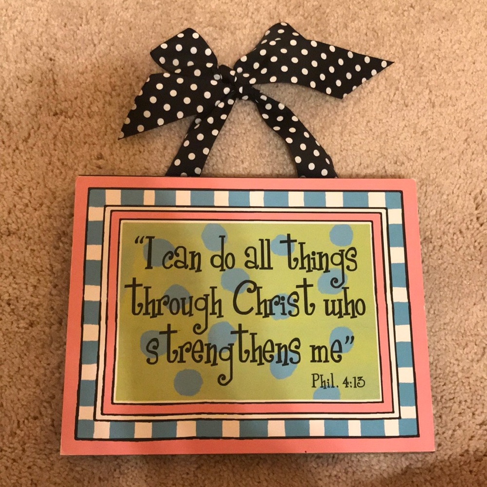 Phil 4:13 wall decor
